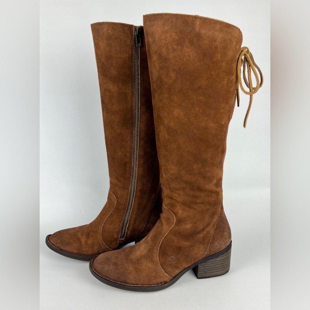 Born Felicia Tall Heeled Back Boots